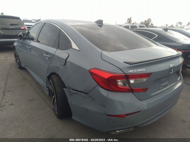 2022 HONDA ACCORD SEDAN SPORT VIN: 1HGCV1F34NA053969