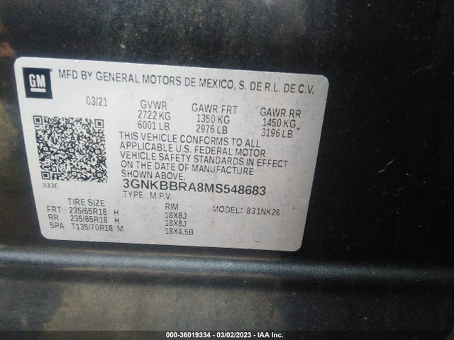 Chevrolet Blazer Lt 2021 3GNKBBRA8MS548683 Image 9