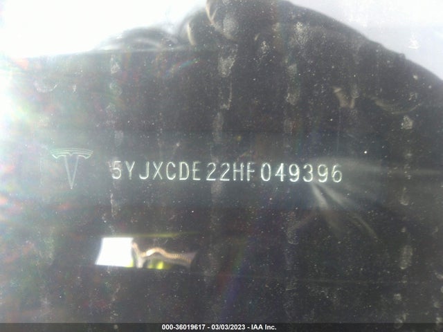 Tesla Model X 90d/75d/100d 2017 5YJXCDE22HF049396 Image 9