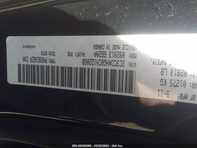 Dodge Charger Sxt 2012 2C3CDXHG6CH122068 Image 9