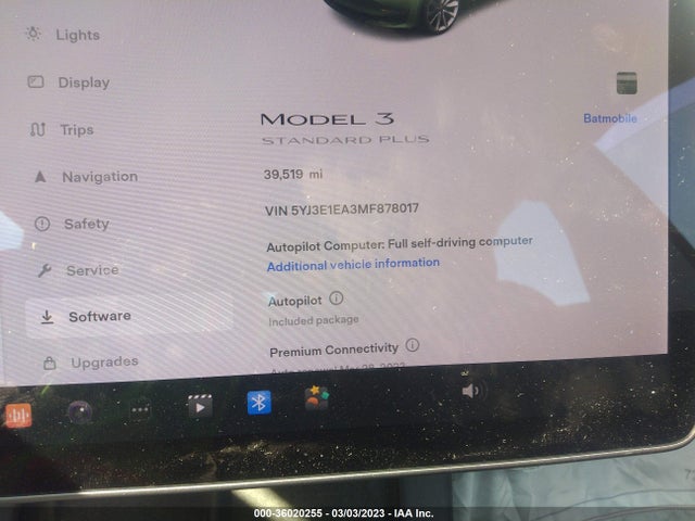 Tesla Model 3 Standard Range Plus 2021 5YJ3E1EA3MF878017 Image 7