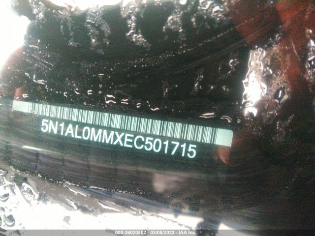 5N1AL0MMXEC501715 Infiniti QX60