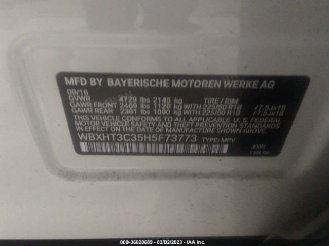 WBXHT3C35H5F73773 BMW X1 Xdrive28i