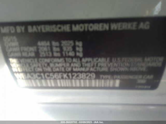 WBA3C1C56FK123829 BMW 3 Series 328i
