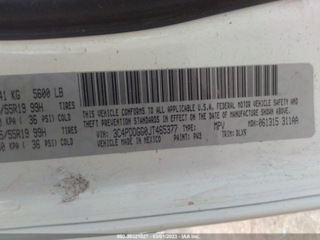3C4PDDGG0JT465377 Dodge Journey Crossroad