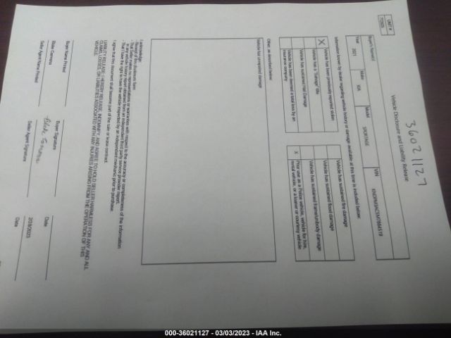 KNDPM3AC5M7864519 KIA Sportage Lx
