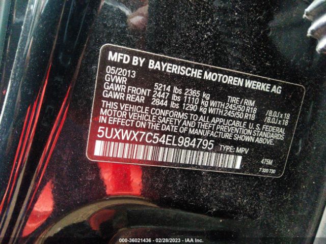 5UXWX7C54EL984795 BMW X3 Xdrive35i
