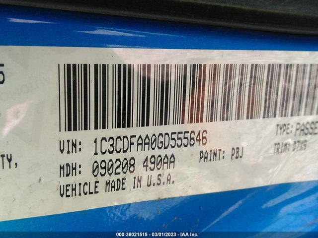 Dodge DART SE 2016 1C3CDFAA0GD555646 Image 9