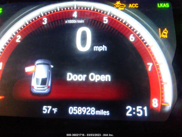 2020 HONDA CIVIC HATCHBACK SPORT VIN: SHHFK7H44LU206365
