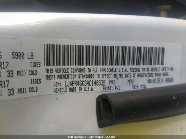 1J4PR4GK3AC148639 Jeep Grand Cherokee Laredo