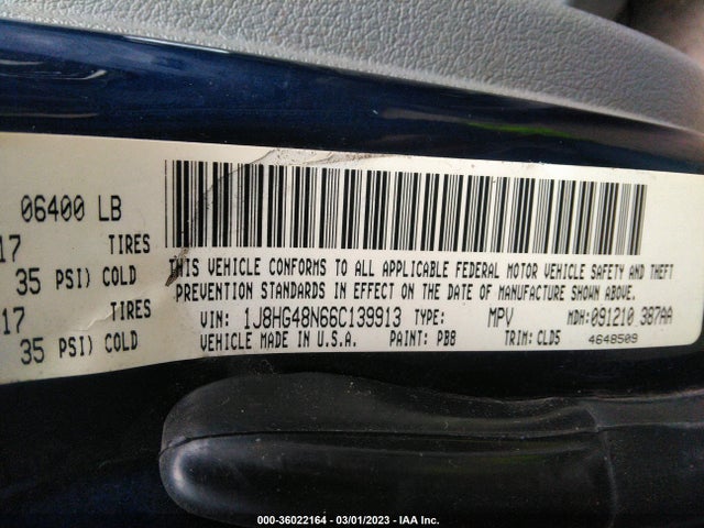 Jeep Commander 2006 1J8HG48N66C139913 Image 10