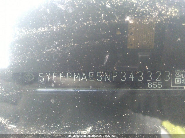 Toyota COROLLA LE 2022 5YFEPMAE5NP343323 Image 10