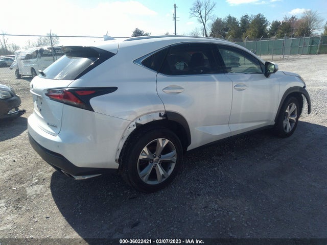 2017 LEXUS NX NX TURBO VIN: JTJBARBZ4H2105871
