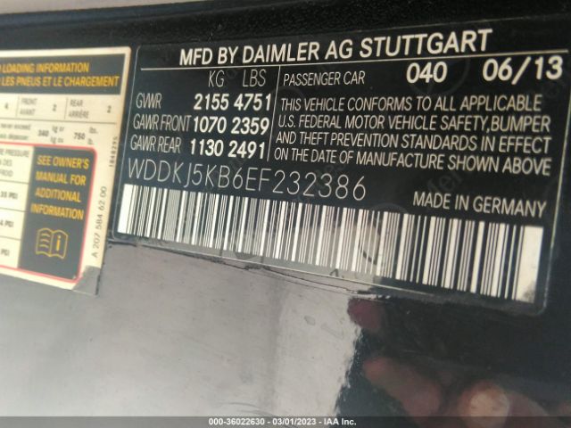 WDDKJ5KB6EF232386 Mercedes-Benz E-class E 350