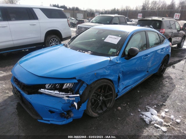 2022 HONDA CIVIC HATCHBACK SPORT VIN: 19XFL2H85NE014501