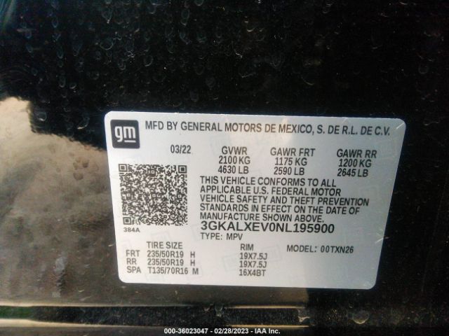 3GKALXEV0NL195900 GMC Terrain Denali