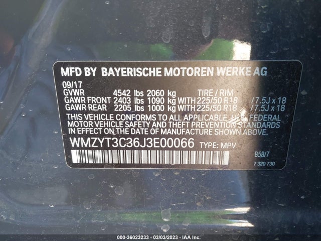 2018 Mini Countryman, VIN: WMZYT3C36J3E00066