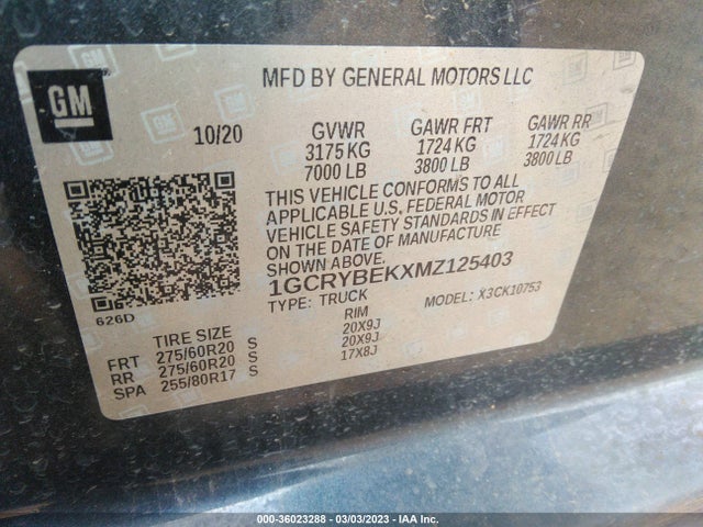 Chevrolet Silverado 1500 Custom 2021 1GCRYBEKXMZ125403 Image 11