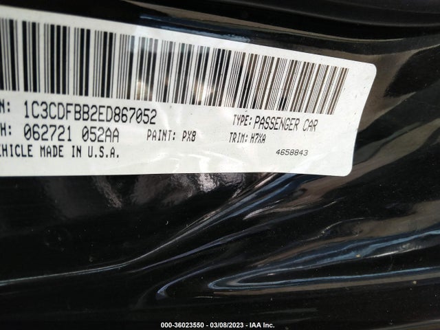 Dodge DART SXT 2014 1C3CDFBB2ED867052 Image 9