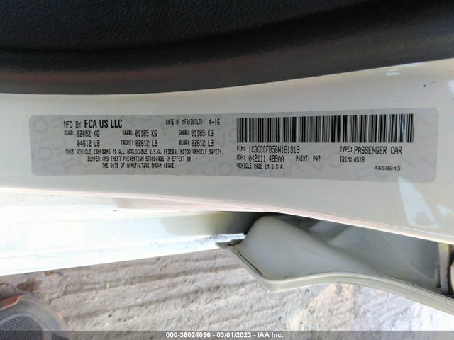 Chrysler 200 Touring 2016 1C3CCCFB5GN181919 Image 10