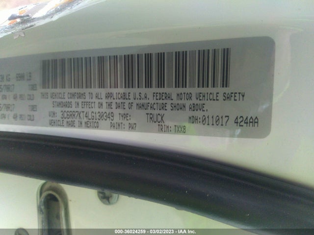 RAM 1500 Classic Tradesman 2020 3C6RR7KT4LG130349 Image 10
