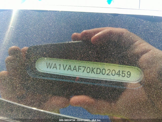 WA1VAAF70KD020459 Audi Q7 Prestige
