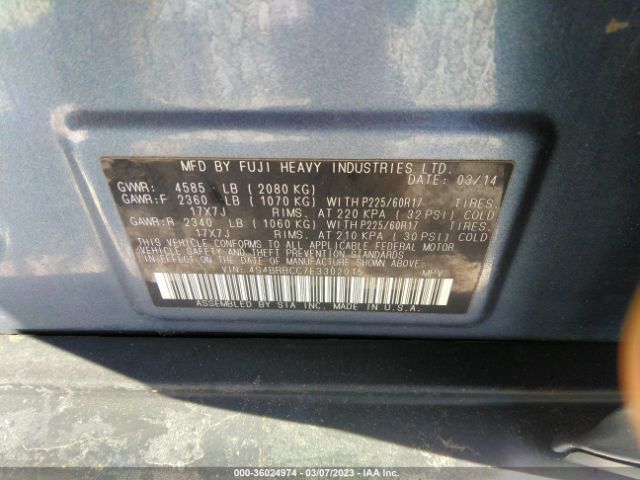 4S4BRBCC7E3302015 Subaru Outback 2.5i Premium