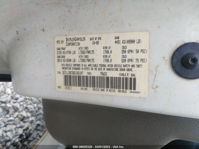 3D7LL39C56G166107 Dodge Ram 3500 Slt
