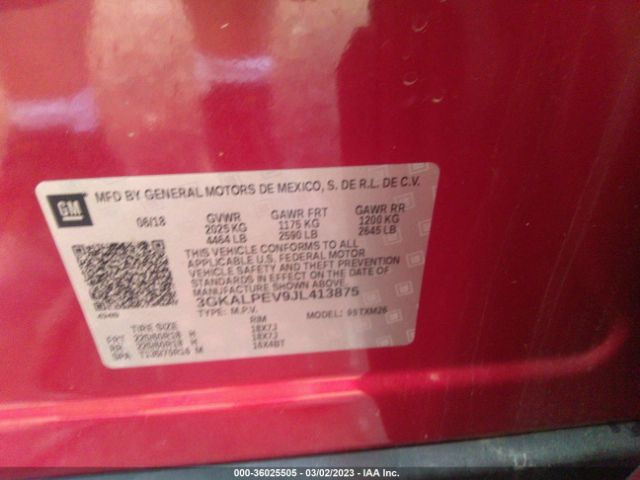 3GKALPEV9JL413875 GMC Terrain Slt