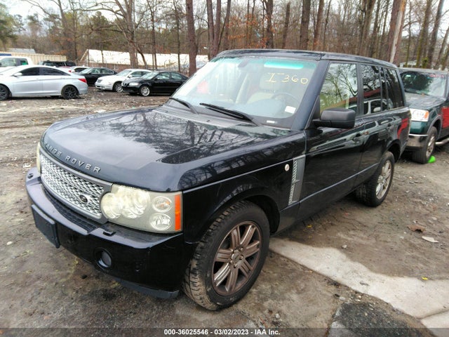 2008 LAND ROVER RANGE ROVER HSE VIN: SALME15478A267557