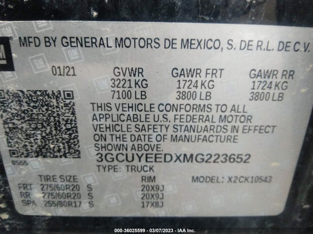Chevrolet Silverado 1500 Rst 2021 3GCUYEEDXMG223652 Image 11
