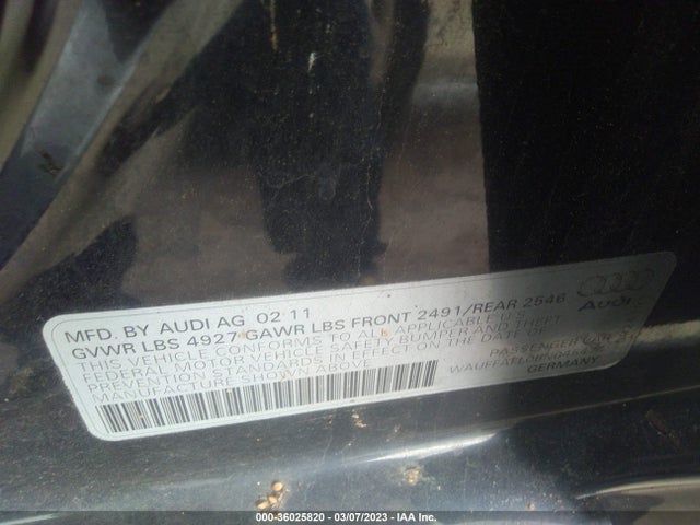 WAUFFAFL0BN045474 Audi A4 2.0t Premium  Plus