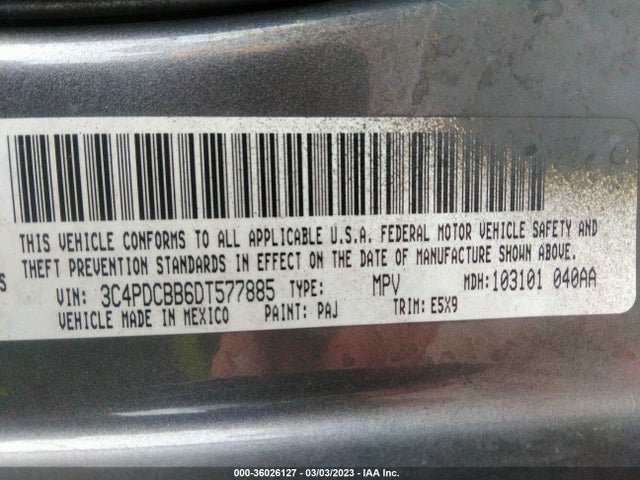 Dodge Journey Sxt 2013 3C4PDCBB6DT577885 Image 9