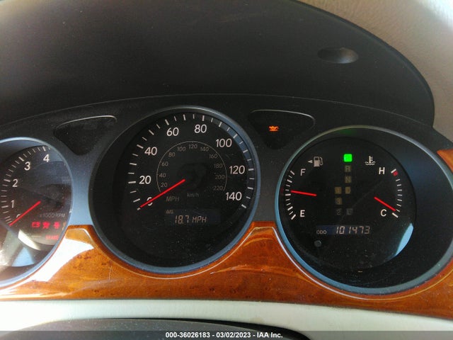 2005 LEXUS ES 330 VIN: JTHBA30G955073753
