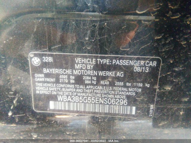 WBA3B5G55ENS06296 BMW 3 Series 328i Xdrive