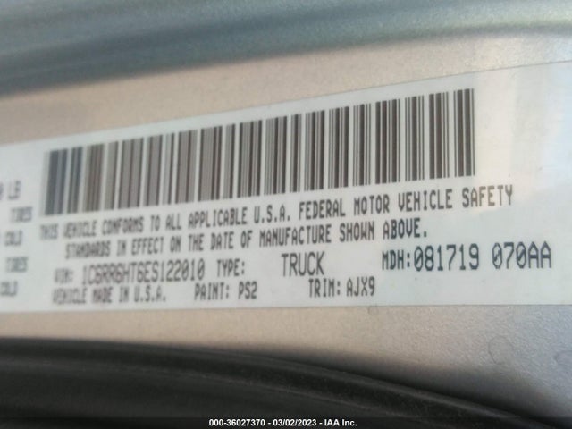 RAM 1500 Sport 2014 1C6RR6HT6ES122010 Image 11