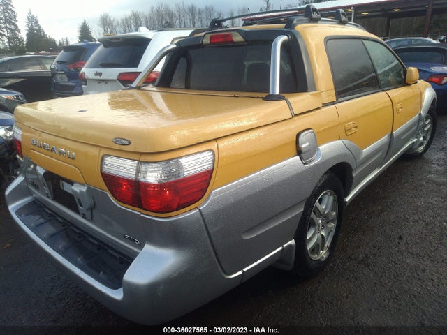 2003 SUBARU BAJA VIN: 4S4BT61C737108490