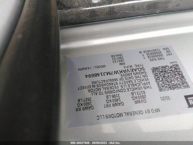 Buick Enclave Essence 2021 5GAEVAKW7MJ148694 Image 9