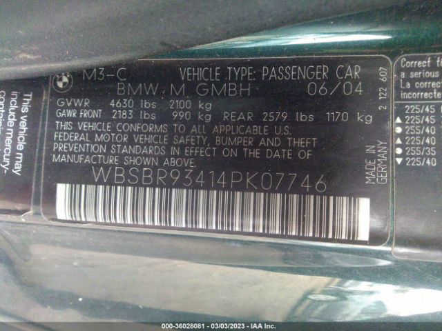 WBSBR93414PK07746 BMW 3 Series