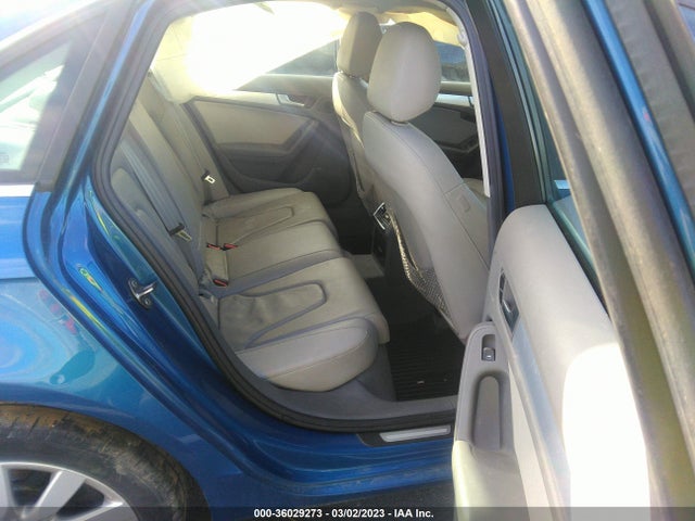 2009 AUDI A4 3.2L PREM PLUS VIN: WAULK78K99N007502
