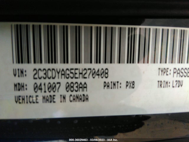 Dodge Challenger Sxt 2014 2C3CDYAG5EH270408 Image 9