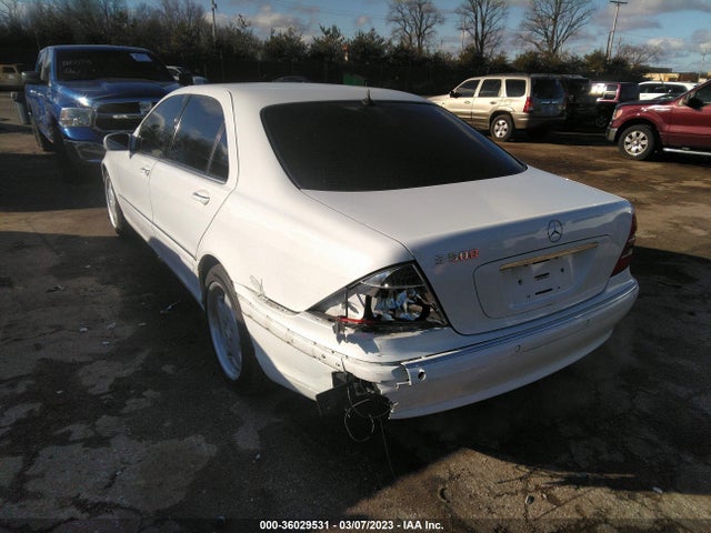 2000 MERCEDES-BENZ S CLASS VIN: WDBNG75J9YA041288