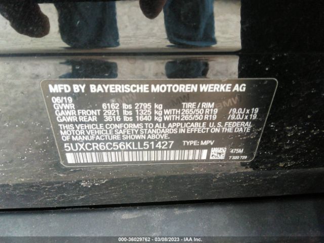 5UXCR6C56KLL51427 BMW X5 Xdrive40i