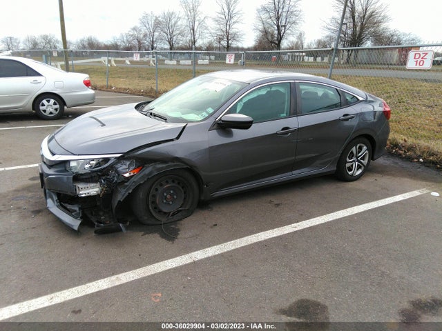 Honda Civic Sedan Lx 2018 2HGFC2F59JH608095 Image 2