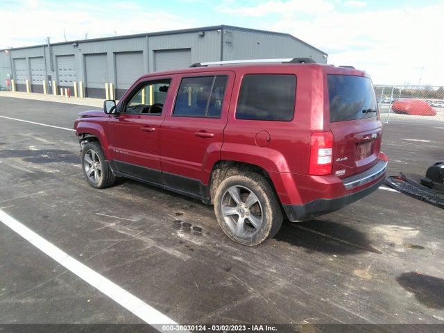 2016 JEEP PATRIOT HIGH ALTITUDE EDITION VIN: 1C4NJRFB1GD618947