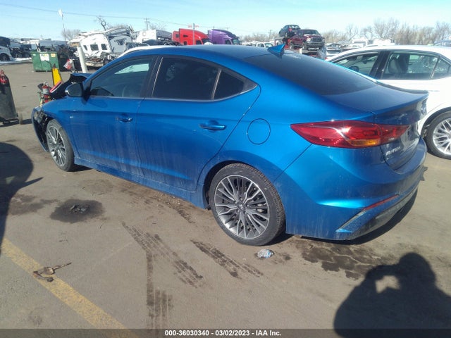 2017 HYUNDAI ELANTRA SPORT VIN: KMHD04LB5HU320498