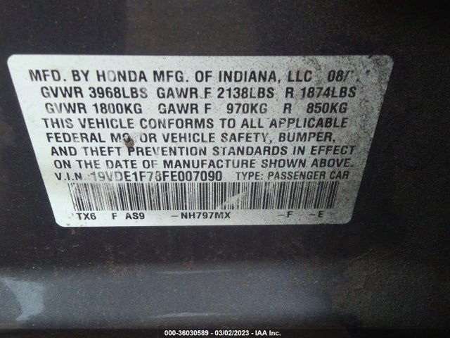 19VDE1F78FE007090 Acura Ilx Tech Pkg