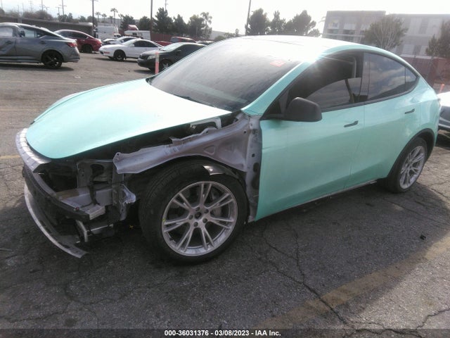 Tesla Model Y Long Range 2022 7SAYGDEE0NF329674 Image 2