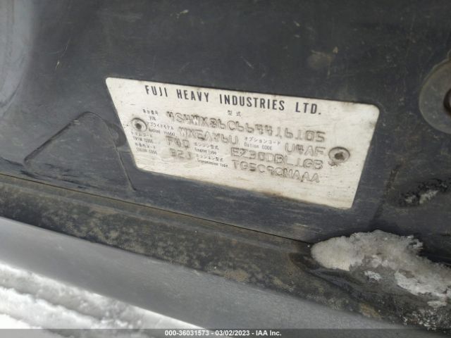 4S4WX86C664416105 Subaru B9 Tribeca 7-pass Ltd