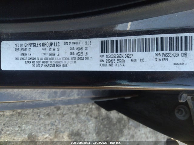 1C3CCBCG6EN134227 Chrysler 200 Limited